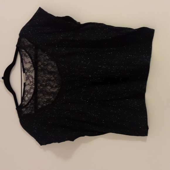 H&M Short Sleeve Top with Lace Detail - Picture 1 of 8